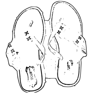 Sandale africaine traditionnelle, [matériau(x)], [couleurs/motifs si pertinents].