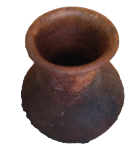 Grande sculpture de canari en terre cuite, artisanat africain
